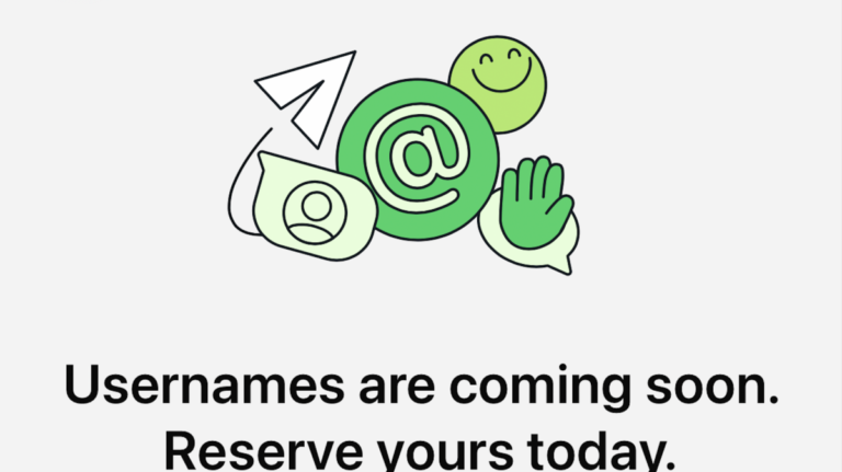 Garanta o seu nome de usuário do WhatsApp antes que seja tarde.