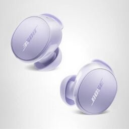 bose quietcomfort earbuds in lilac