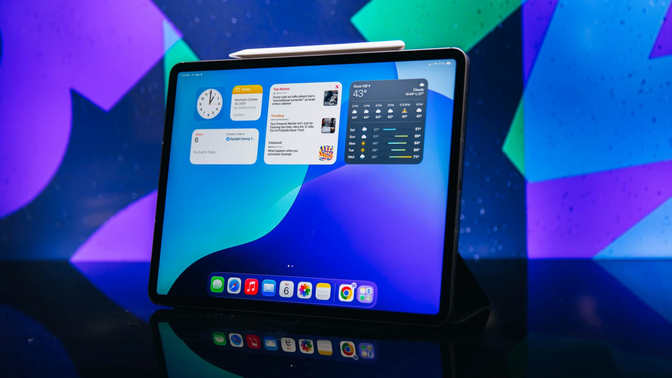 An iPad Air with M4 chip